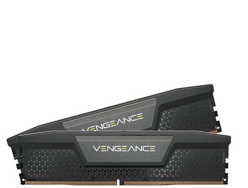Corsair Vengeance DDR5 64GB (2x32GB) 5600MHz C40 Intel-Optimierter Desktop-Speicher (Onboard-Spannungsregelung, Benutzerdefinierte XMP 3.0-Profile, Kompakt Formfaktor) Schwarz, CMK64GX5M2B5600C40