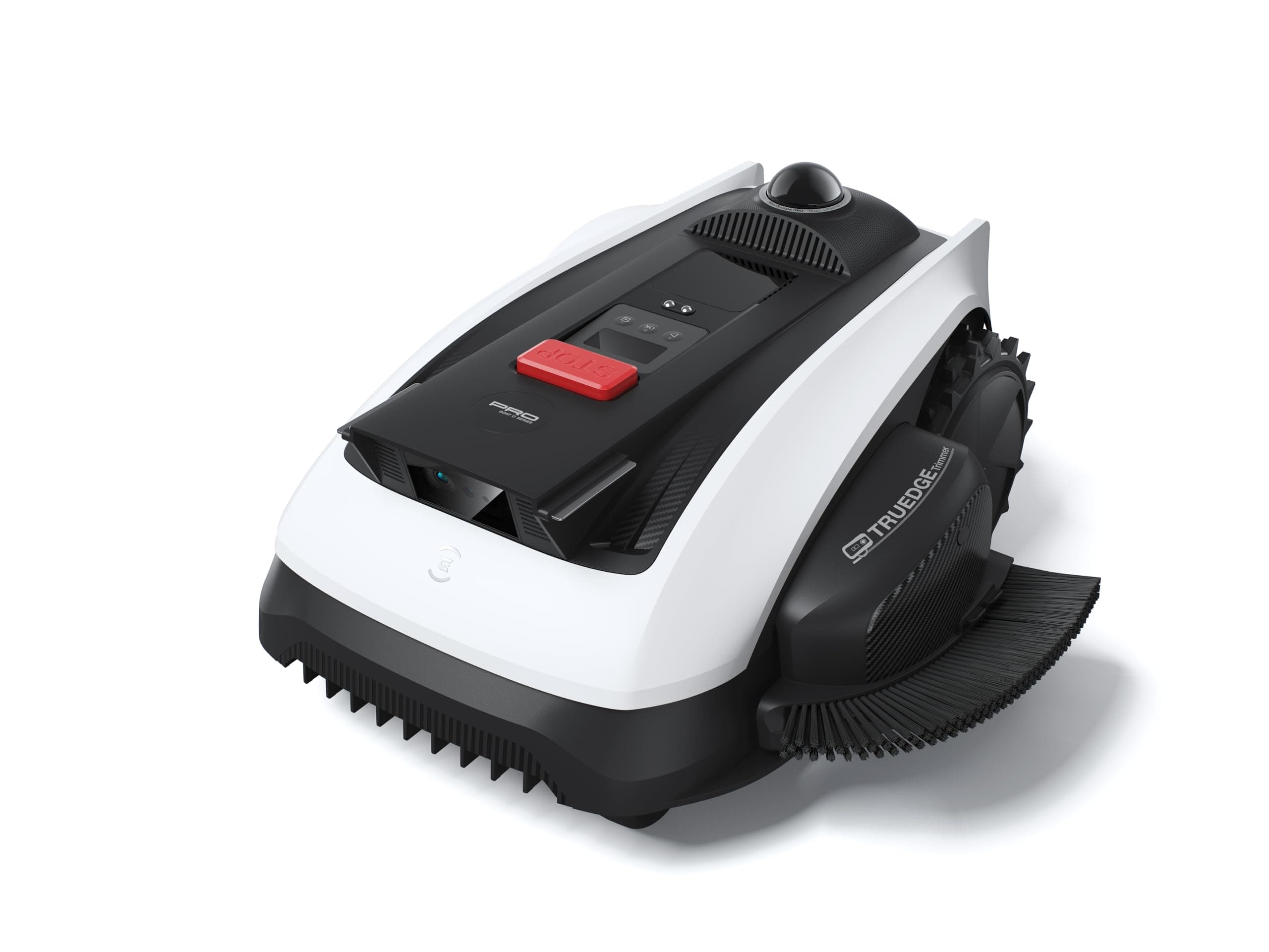 ECOVACS Goat O1200 LiDAR PRO Care Kit Robot Tosaerba senza Cavo Perimetrale, 1200 m², Navigazione Dual-LiDAR a 360°, Mappatura Automatica, Evita Ostacoli IA 3D, Taglio Bordi TruEdge