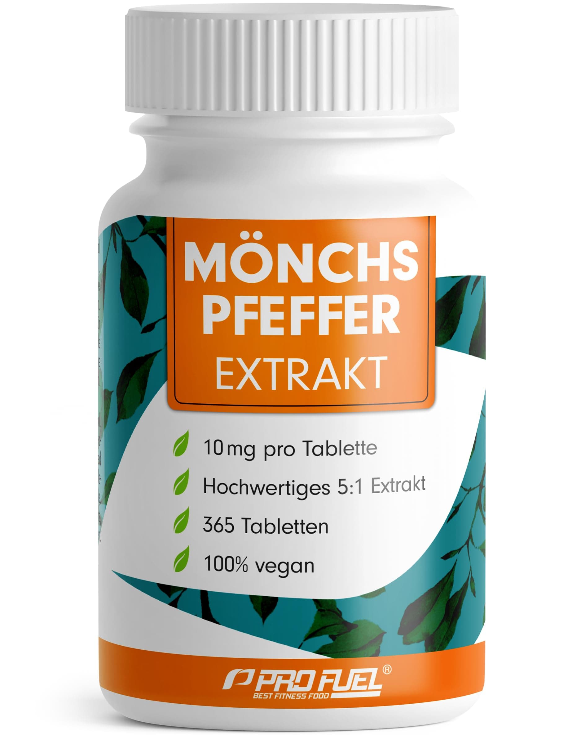 Mönchspfeffer hochdosiert - 365 Tabletten - 10mg hochwertiges Mönchspfefferextrakt (5:1), entspricht 50 mg reinem Mönchspfeffer (Vitex Agnus Castus) - laborgeprüft mit Zertifikat - 100% vegan