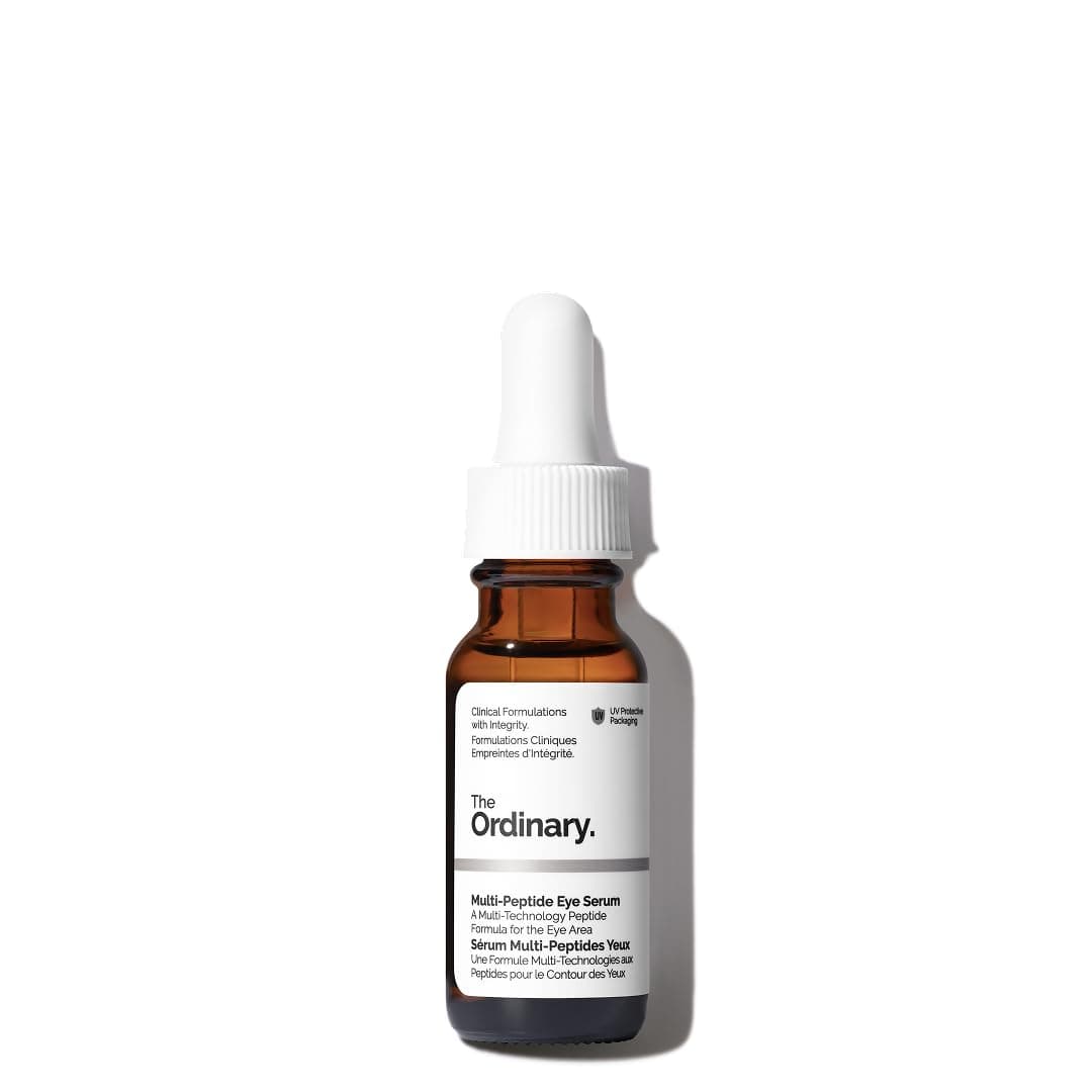 The Ordinary Multi-Peptide Eye Serum, Sérum Multipeptídico para Ojos, Fórmula antiedad para las patas de gallo, las ojeras y la hinchazón, 15 ml