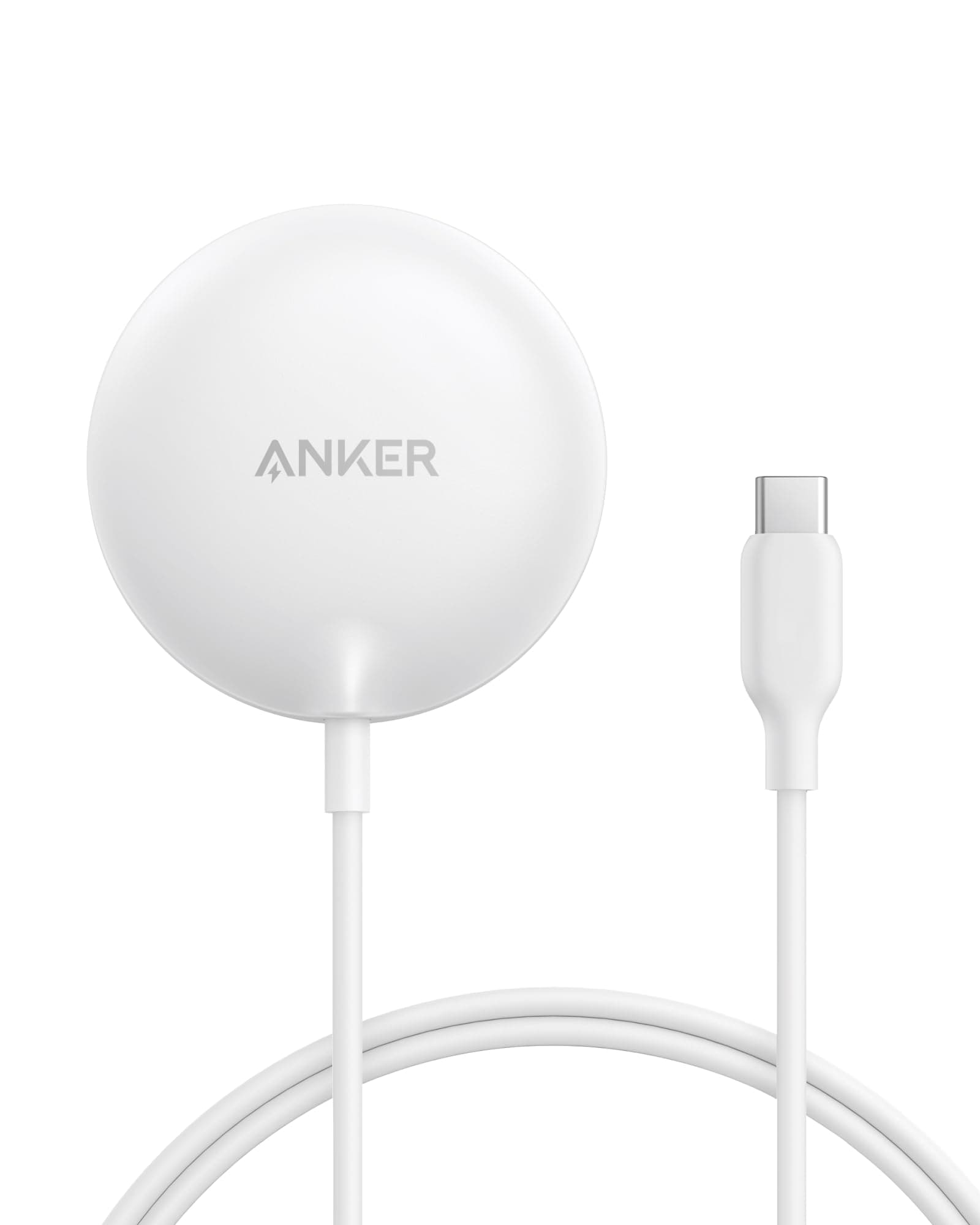 Anker Zolo Magnetisches kabelloses Ladepad, Qi2-zertifiziert, 15W, MagSafe-kompatibel, für iPhone 17/16/15/14/13 Serie, AirPods usw. (Nicht für Pixel, ohne Netzteil)