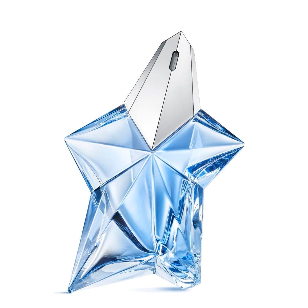 MUGLER Angel - Eau de Parfum Rechargeable Pour Elle - Parfum Femme - Ambré Gourmand - Patchouli, Accord Praline & Absolu de Vanille - Tenue Longue Durée - Spray Vaporisateur - 100 ml