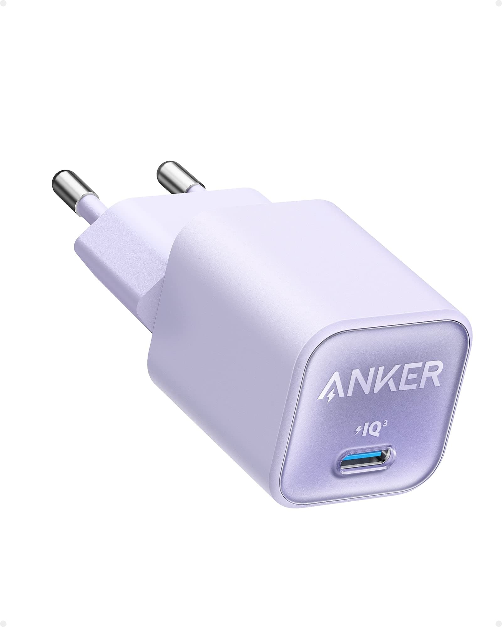 Anker 30W USB C Ladegerät, GaN 511 Nano 3, PIQ 3.0 PPS Schnellladegerät für iPhone 17/Pro/Pro Max/iPhone Air/16/15, Galaxy, Pixel 4/3, iPad (Ohne Ladekabel)