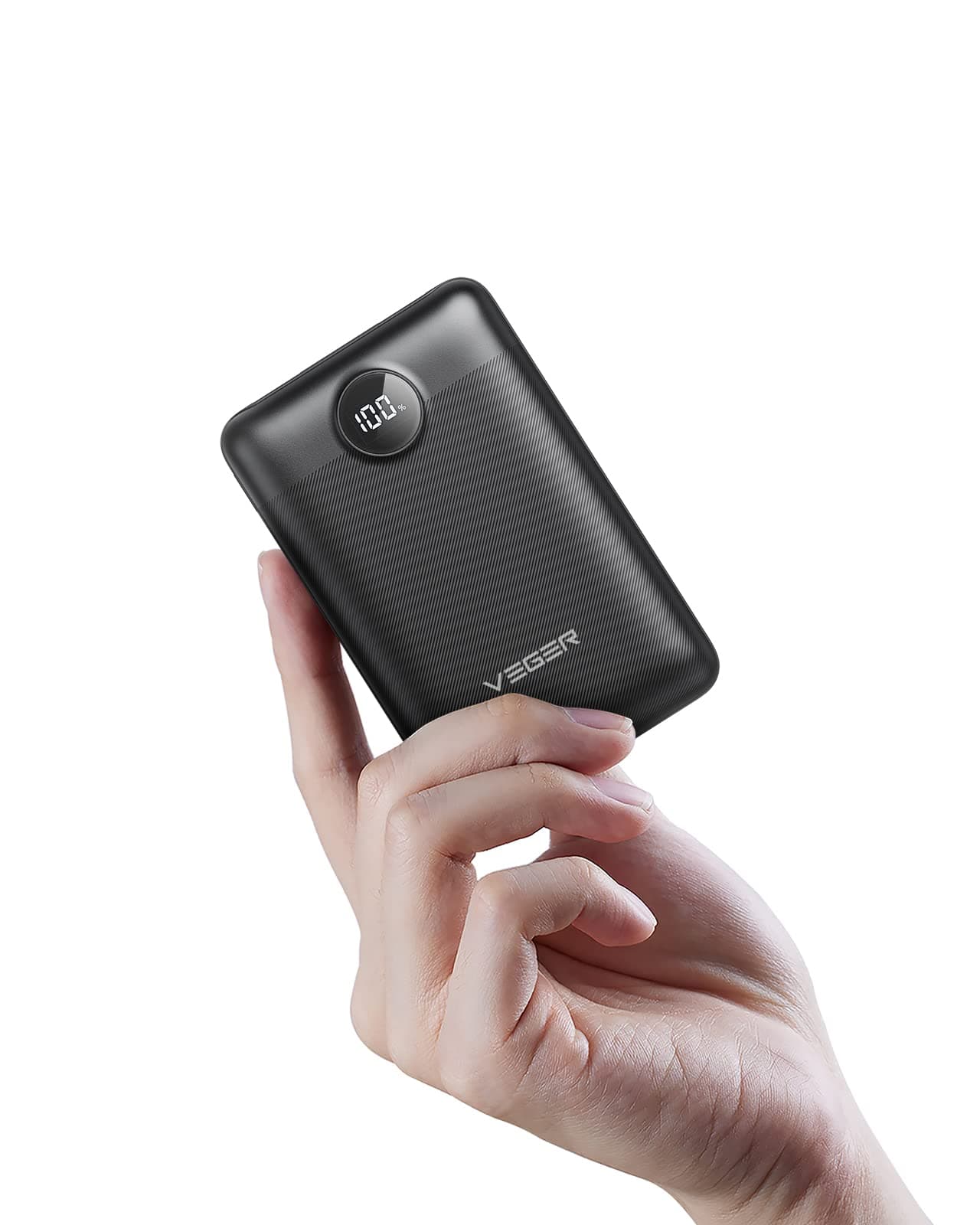 VEGER 20000mAh Batería Externa Power Bank - Batería Portátil con Carga Rápida 22.5W QC3.0, USB-C Entrada y Salida para iPhone, Android, Tablets y Más