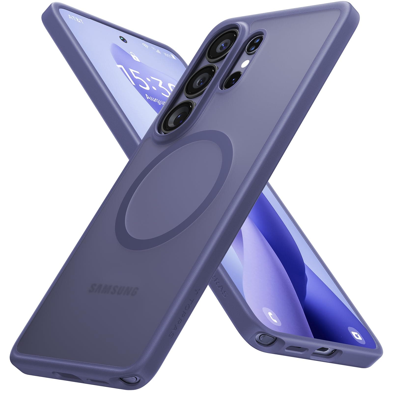 TORRAS für Samsung Galaxy S26 Ultra Hülle für MagSafe (Zertifizierter Militärstandard-Schutz & Starke Magnetkraft) Handyhülle Samsung S26 Ultra Case Cover, stoßfest & Kratzfest, Lila