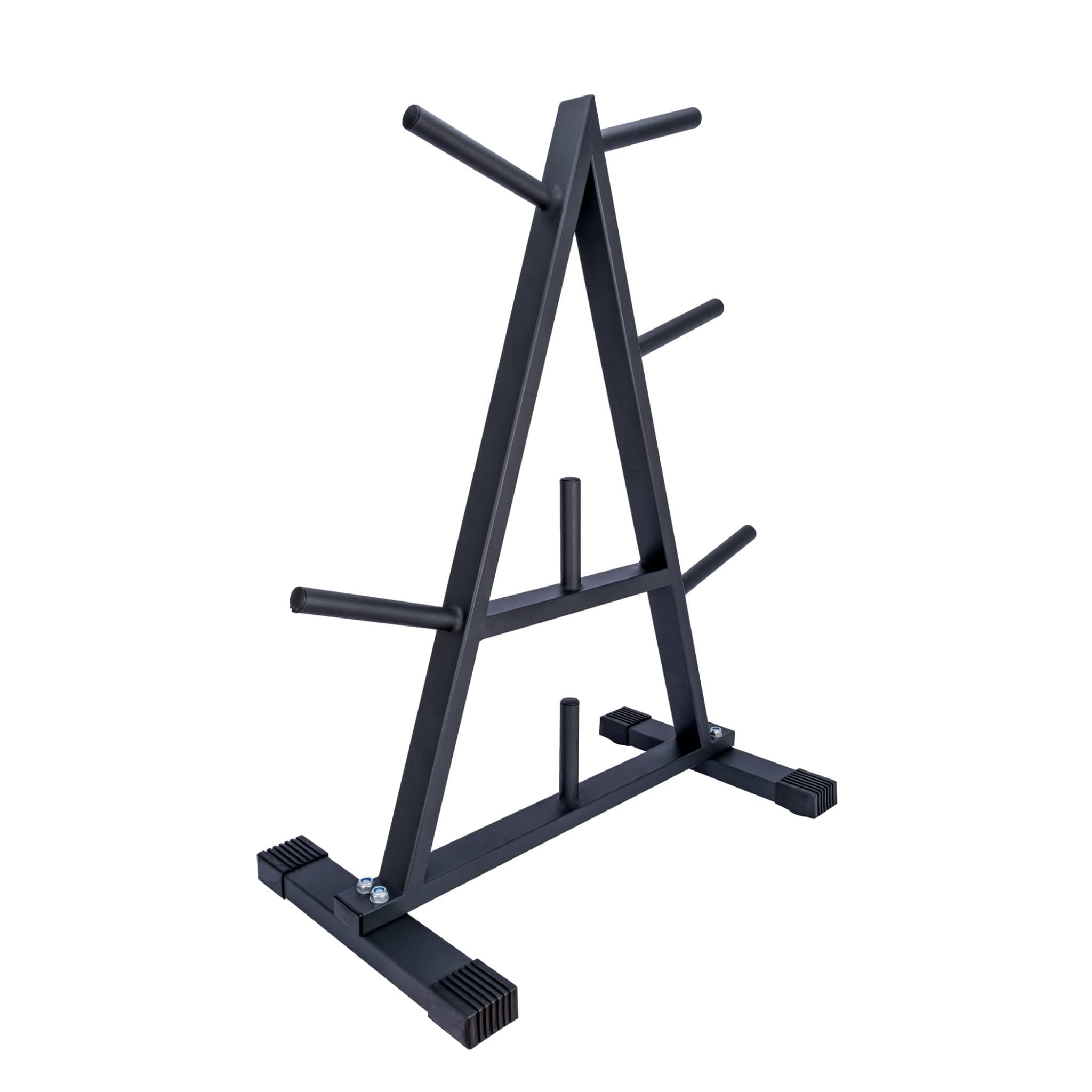 Ultrasport Supporto per Dischi Pesi, Rastrelliera Pesi, Supporto per Bilancieri e Manubri, Solida Costruzione in Acciaio, i dischi posson essere utilizzati con bilancier e manubri l'allenament libero