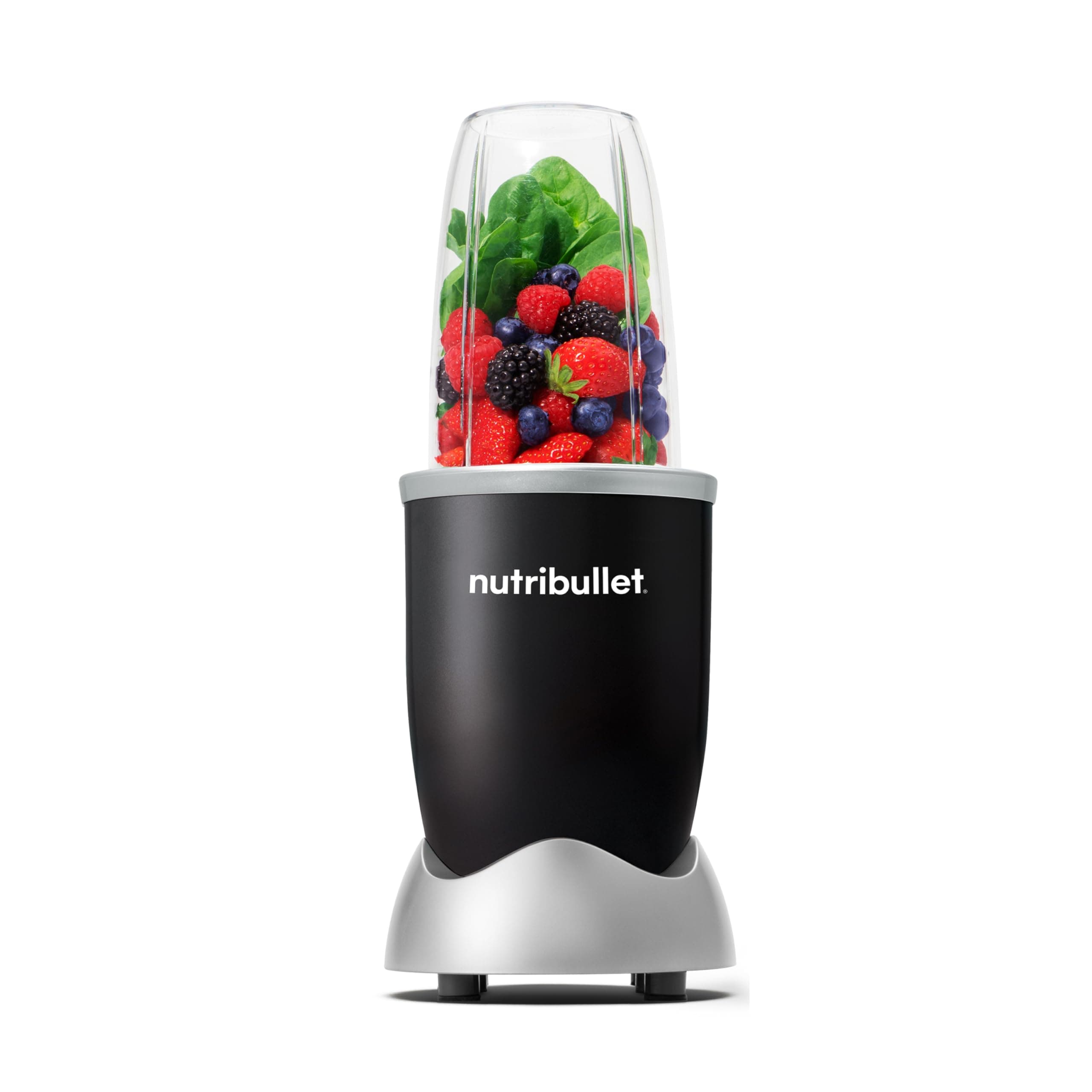 nutribullet Original 600, batidora personal, batidora multifuncional y licuadora, 600 W de potencia, NB603DG, Paquete básico, Negro