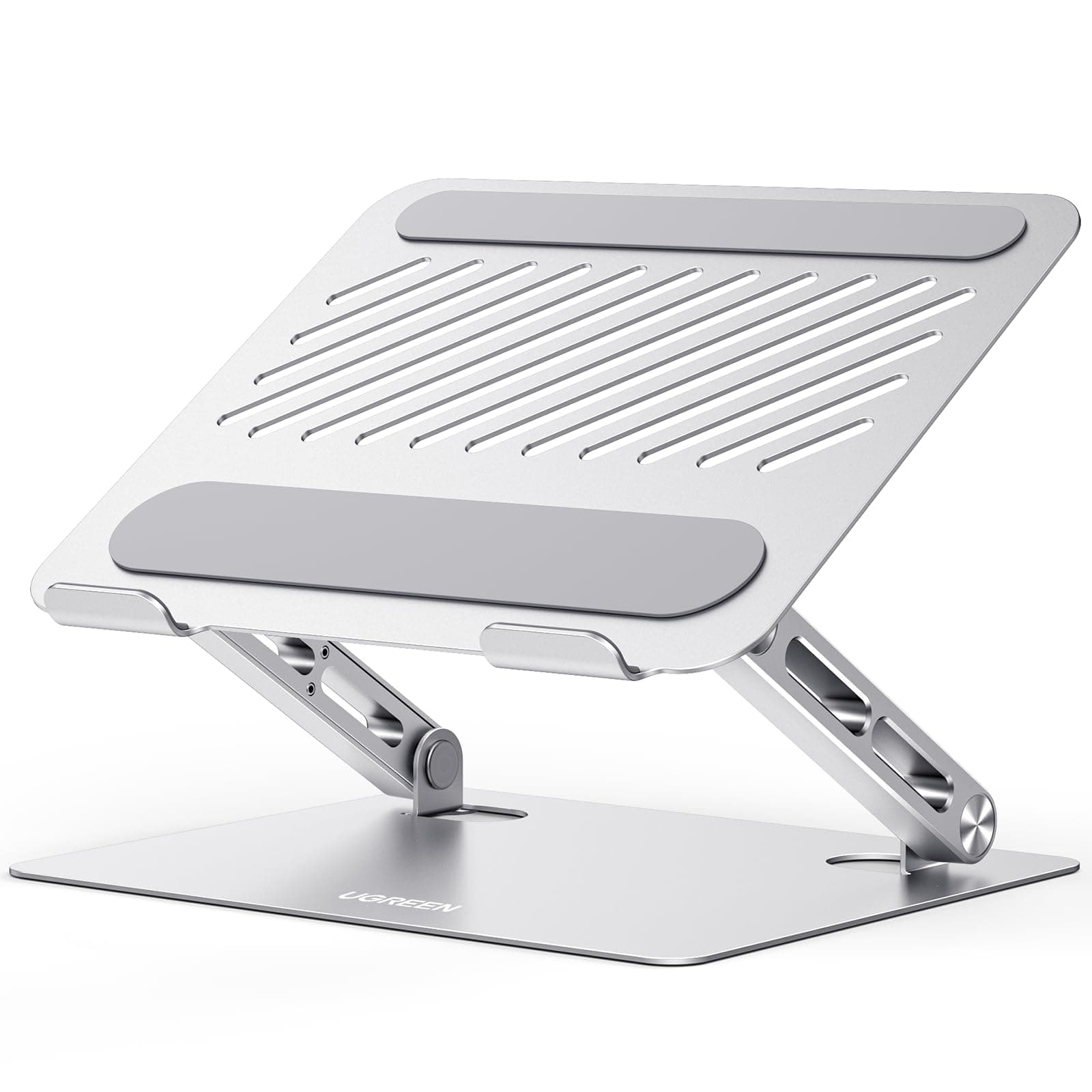 UGREEN Laptop Ständer Höhenverstellbarer Faltbarer Laptop Stand Ergonomischer, Belüfteter Laptopständer Notebook Stand Kompatibel mit MacBook Air, Pro, Dell Allen Laptops 10-17.3"