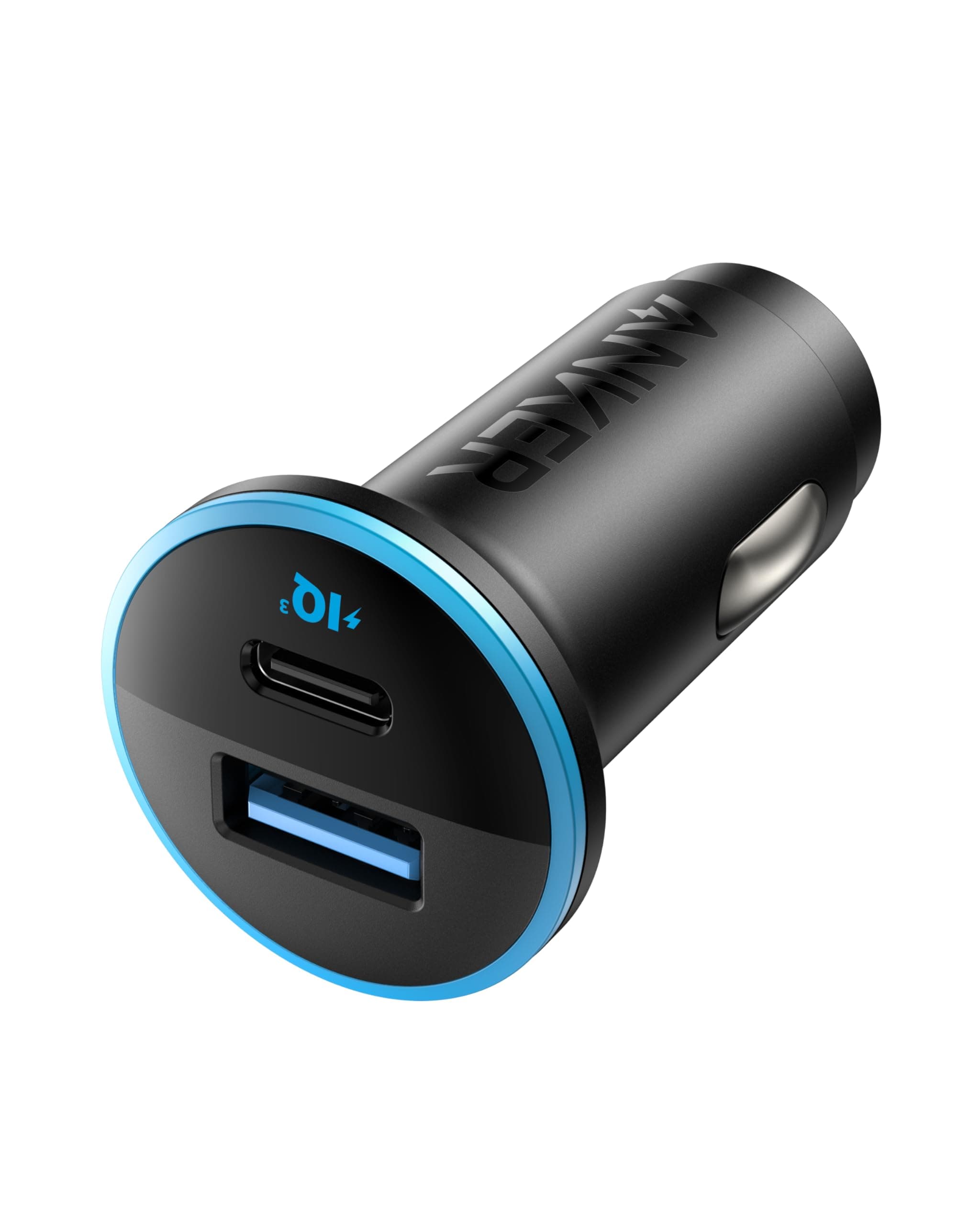 Anker 52,5W Zigarettenanzünder USB C, 323 12V Handy Ladegerät für Auto, Kfz Ladegerät für iPhone 17/16/15/14/13/12, Galaxy S24, iPad Pro, Pixel