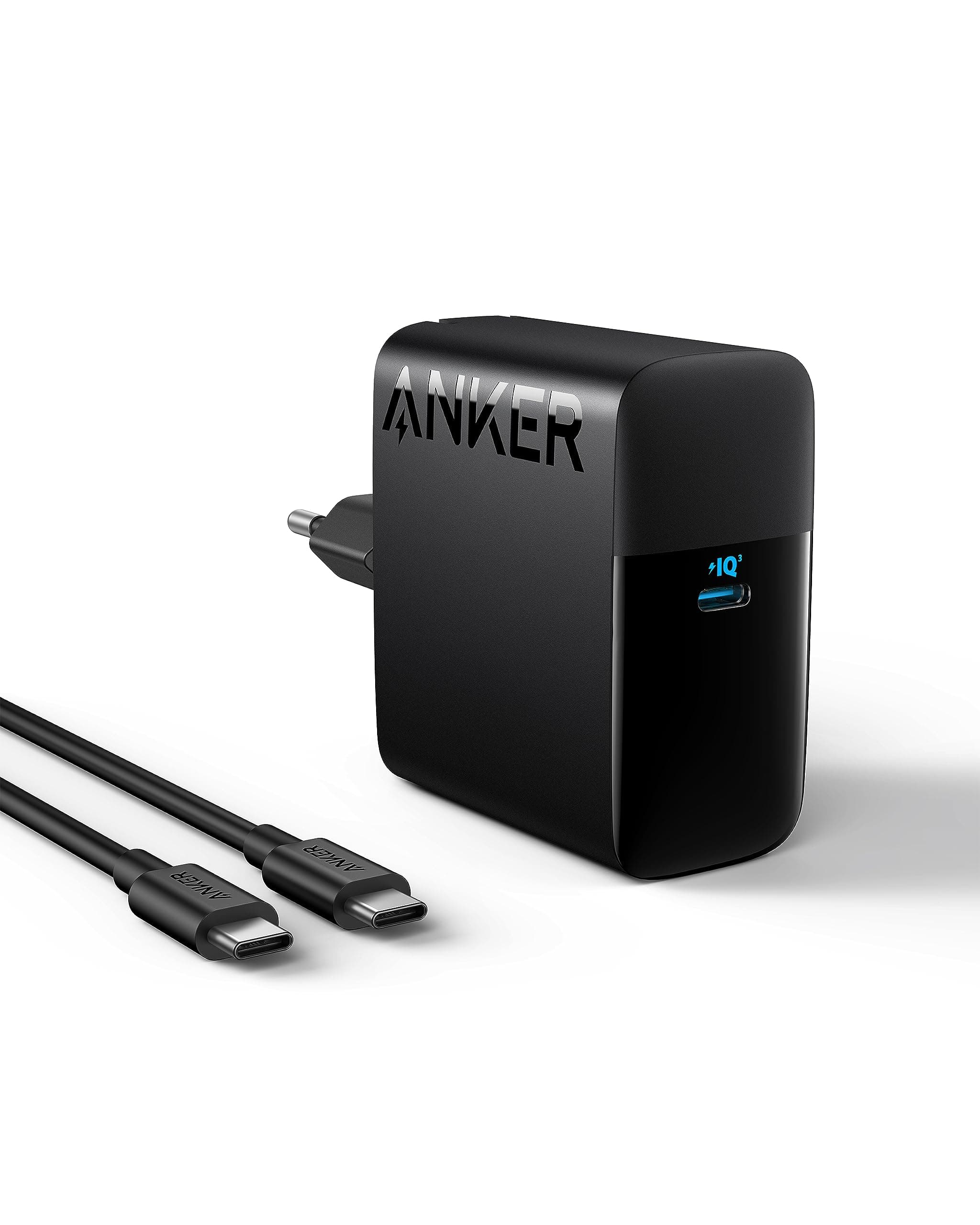Anker 100W USB C Ladegerät, PIQ 3.0 Kompaktes Schnellladegerät, USB C Netzteil für MacBook Pro, MacBook Air, iPad Pro,iPhone 17/16/15 Series, Samsung Galaxy