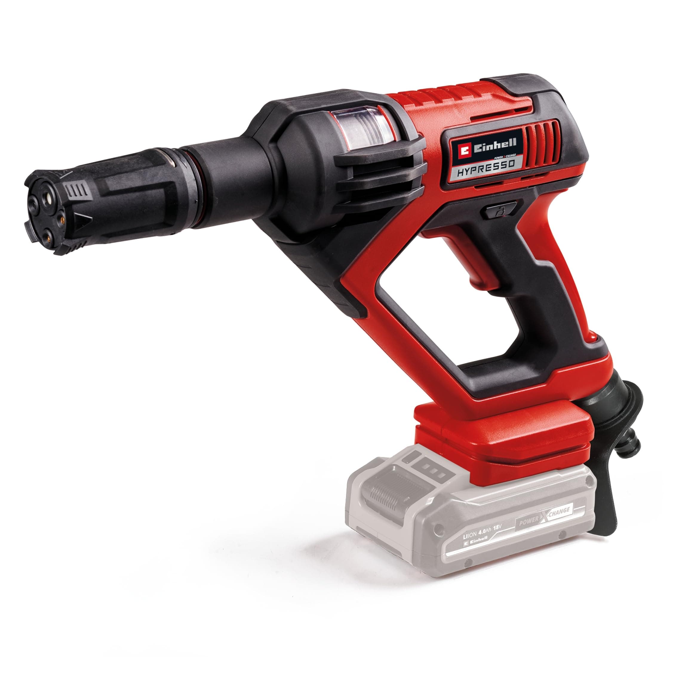 Einhell Pistola limpiadora a presión con batería HYPRESSO 18/24.1 Power X-Change (18 V, 24 Bar, Limpieza y riego móviles, 240 L/h, Incl. Accesorios, sin batería ni Cargador)