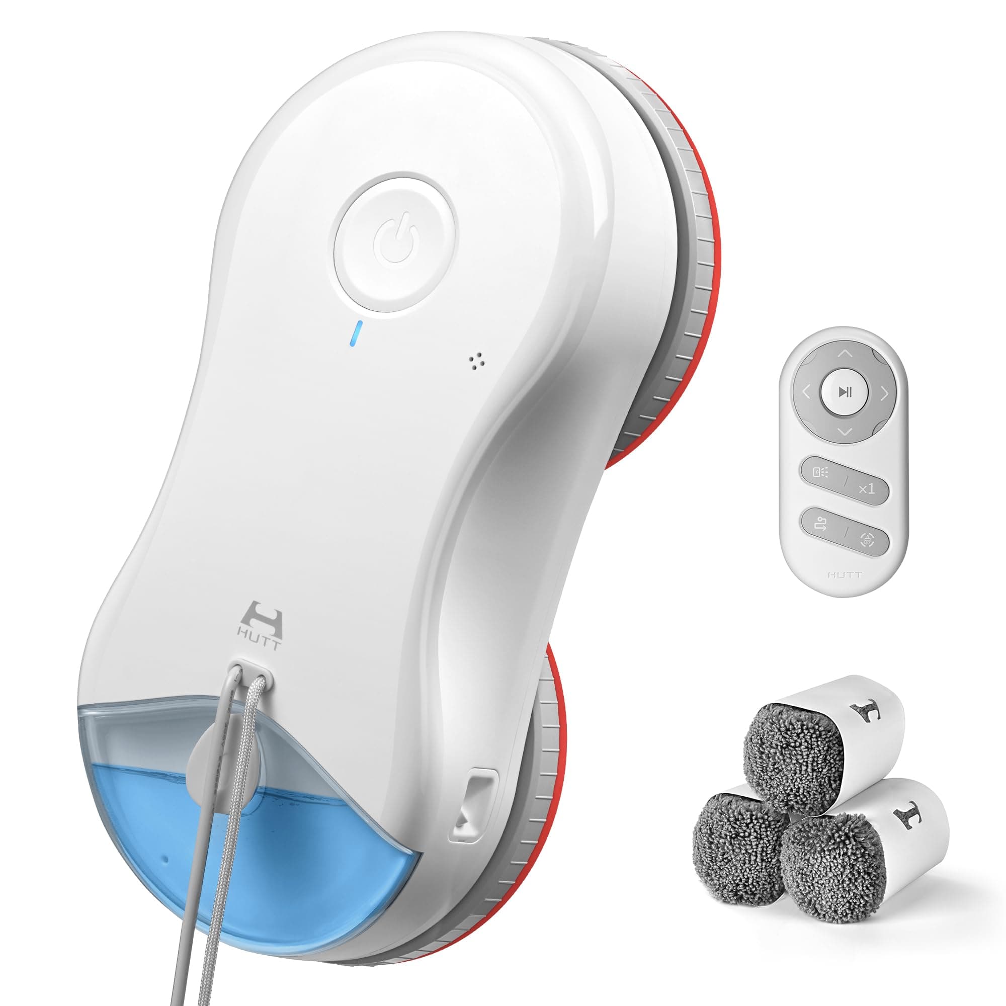 HUTT S55 Pro Robot Nettoyeur de Vitres 6500Pa, Robot Laveur Vitre avec Patins 3D Flottants, Pulvérisation HydroJet, Navigation Slam 4.0, Réservoir 80ml, Système de Sécurité Multicouche