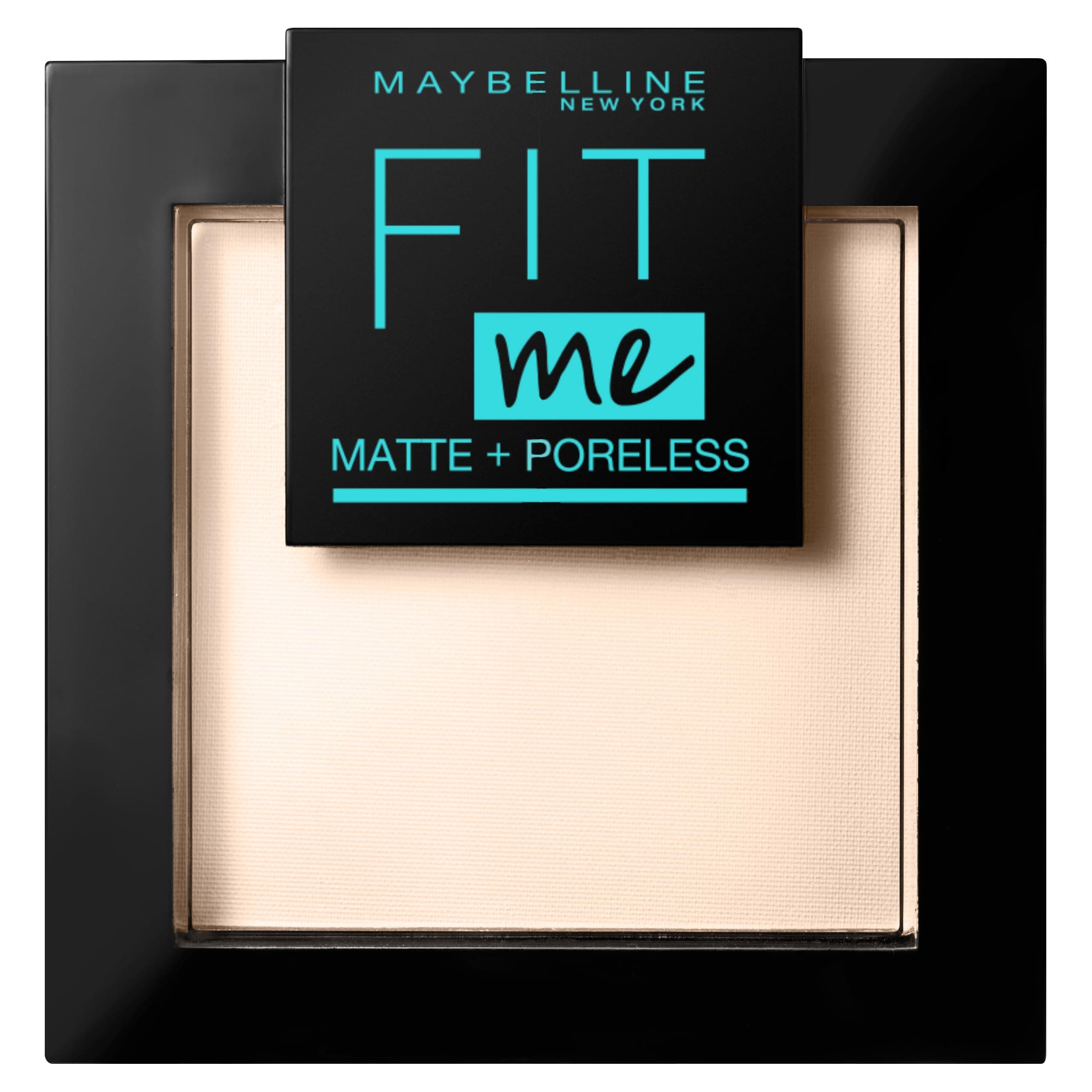 Maybelline Fit Me Matte&Poreless Cipria Opacizzante e Fissante, Pennello e Specchietto Inclusi, 105 Natural