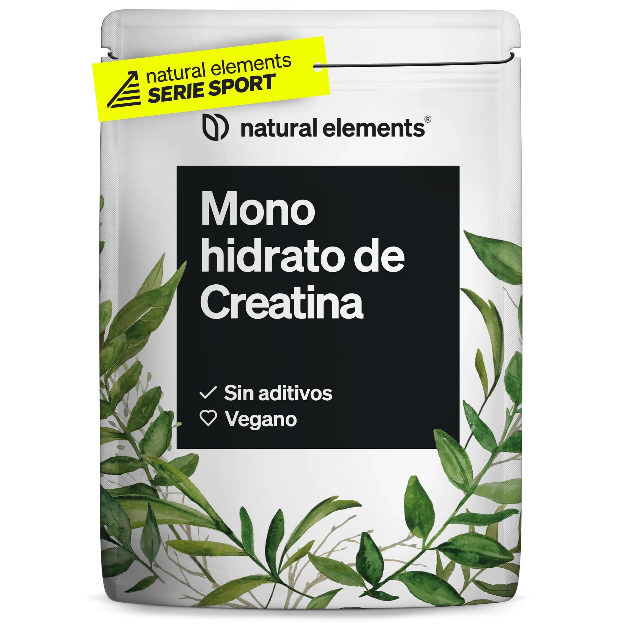 Creatina monohidratada en polvo 500g - 167 porciones para 5 meses - Polvo Micronizado, ultrafino - Suplemento Deportivo Potenciador para Hombre y Mujer - Probado en laboratorio, vegano y sin aditivos