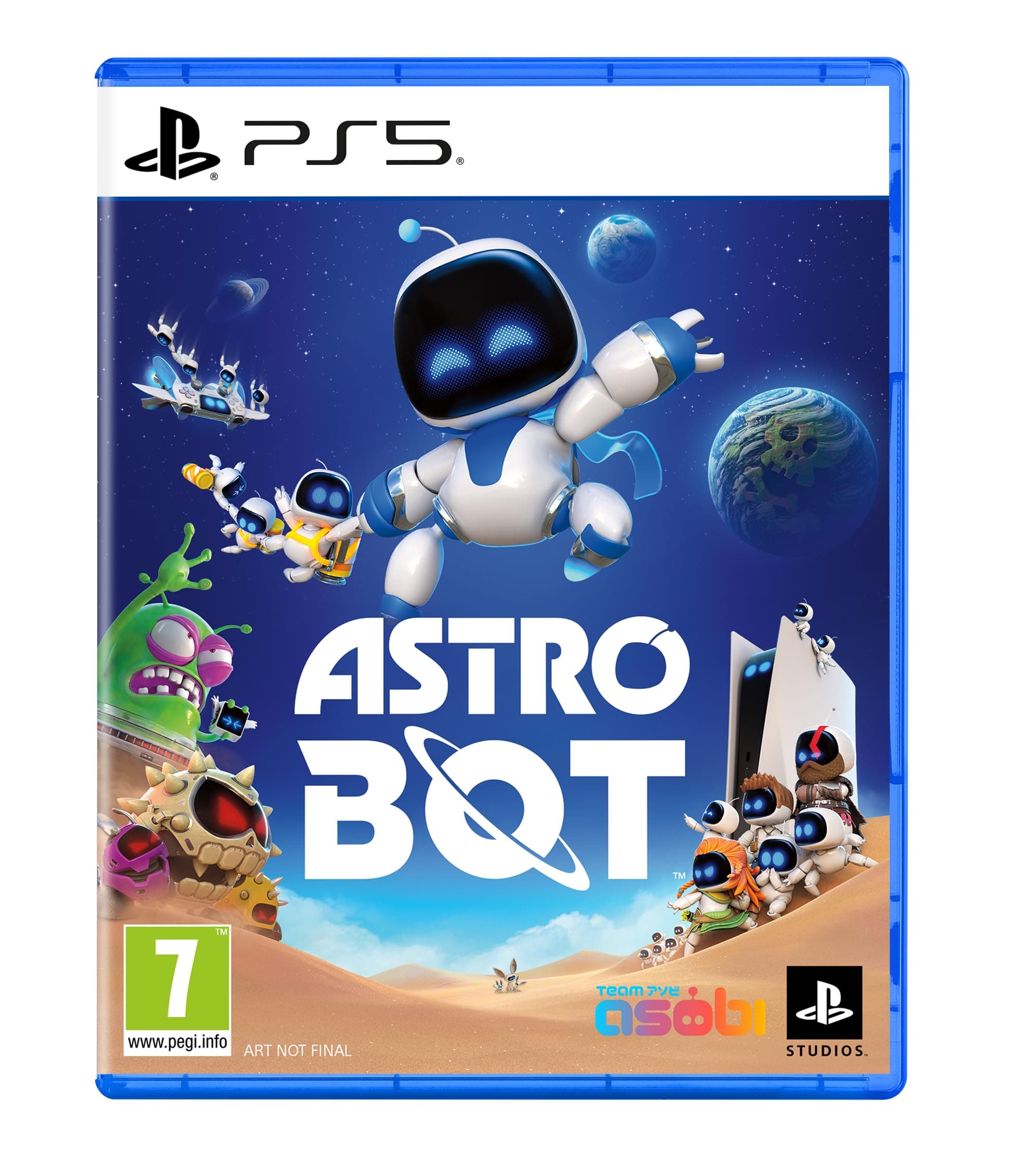 Sony, Astro Bot PS5, Jeu Plateforme-Aventure, Édition Standard, Version Physique avec CD, En Français, 1 joueur, PEGI 7, Pour PlayStation 5